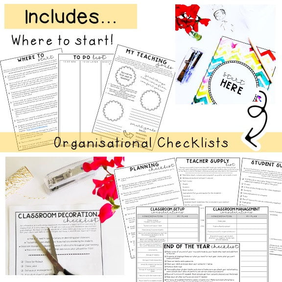 First Year Teacher Resource Pack | New Teacher help | Beginning teacher guide