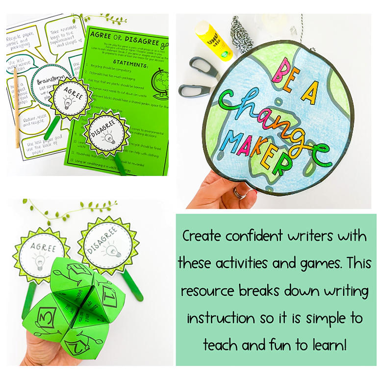 Earth Day Persuasive Writing and Craft | Year 3-5