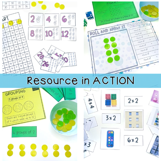 Year 2 Hands-On Multiplication & Division Activities