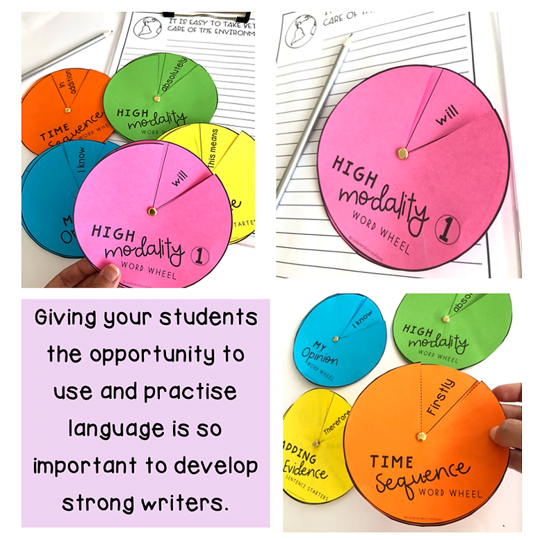 Persuasive Writing Word Wheels | Year 2 - 5
