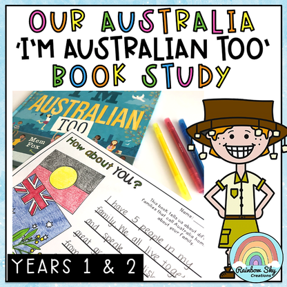 I'm Australian Too Book Study | Year 1 & Year 2