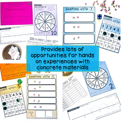 Year 2 Hands-On Multiplication & Division Activities