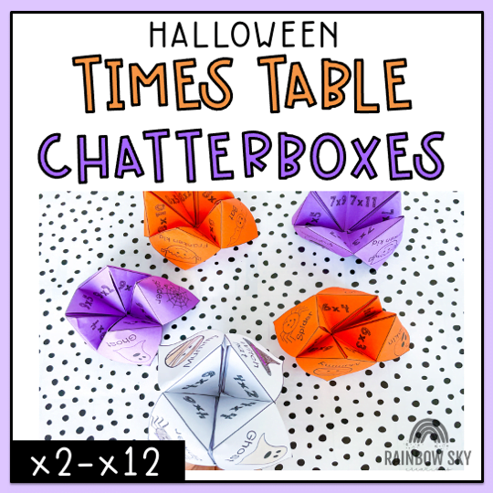 Halloween Times Table Chatterboxes