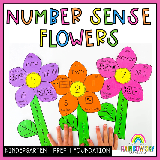 Representing Numbers | Spring Number Sense Flowers | Kindergarten Special