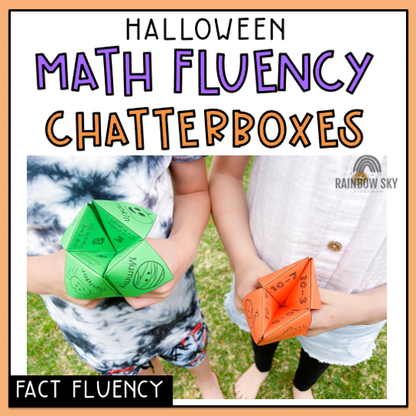 Halloween Addition + Subtraction Chatterbox