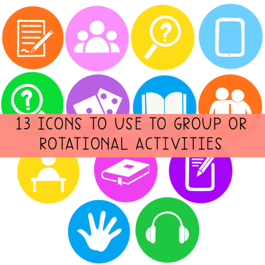 Reading Group and Maths Group Icons