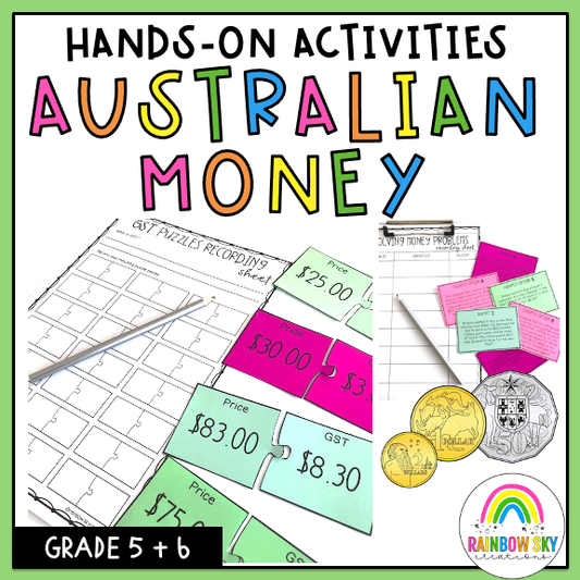 Years 5 - 6 Hands-on Australian Money Pack