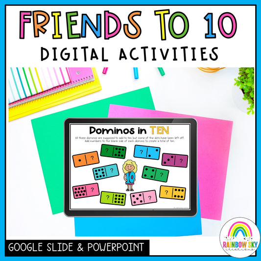 Digital Friends of 10: Addition and Subtraction [Distance Learning]