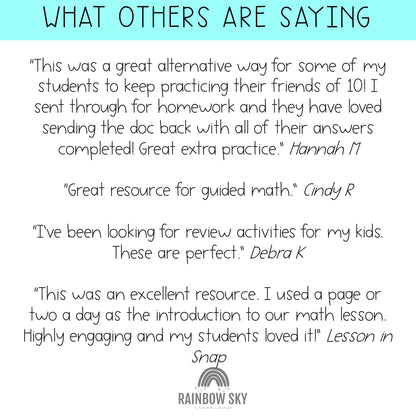 Digital Friends of 10: Addition and Subtraction [Distance Learning]