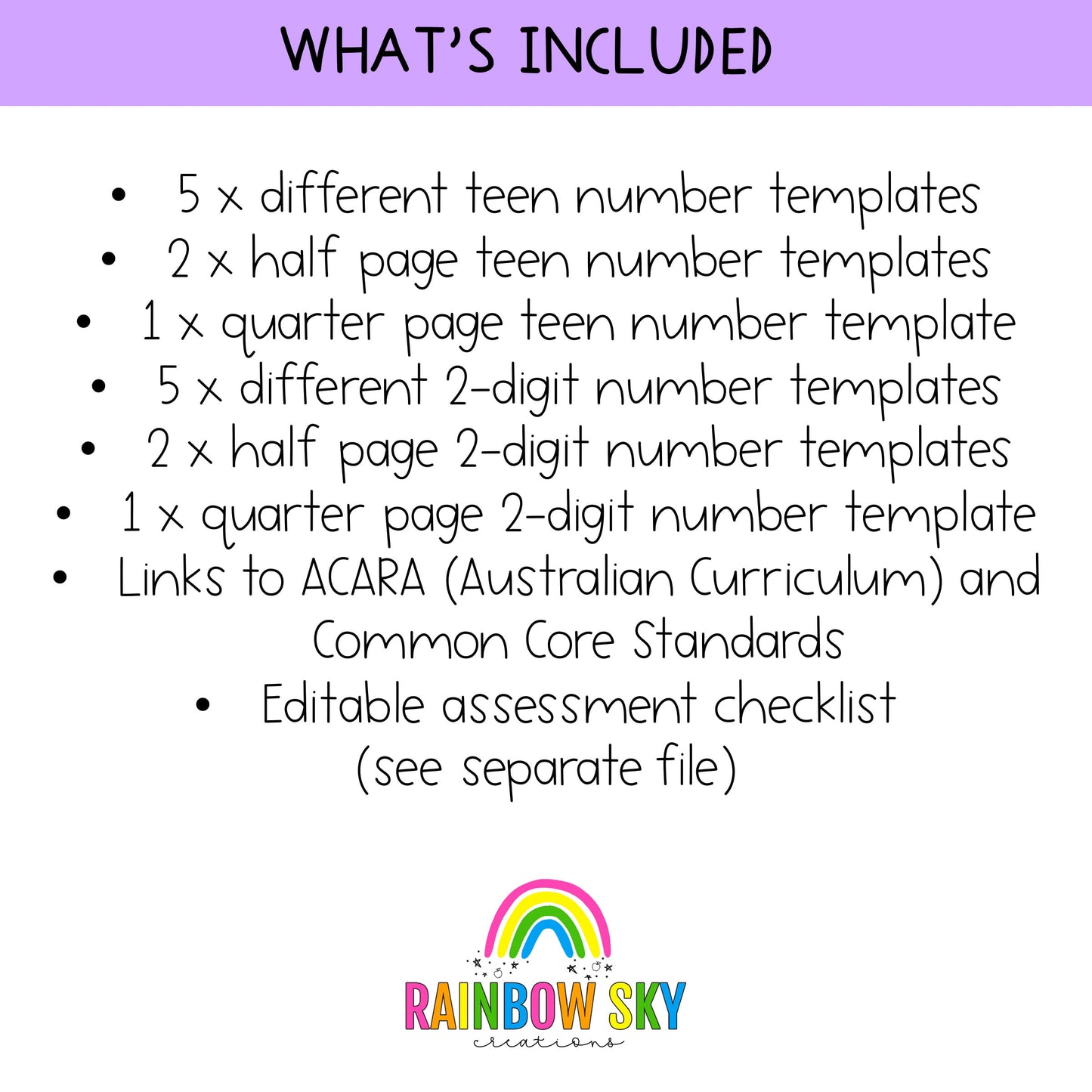 Number of the Day Templates | Teen and 2 Digit Number Sense