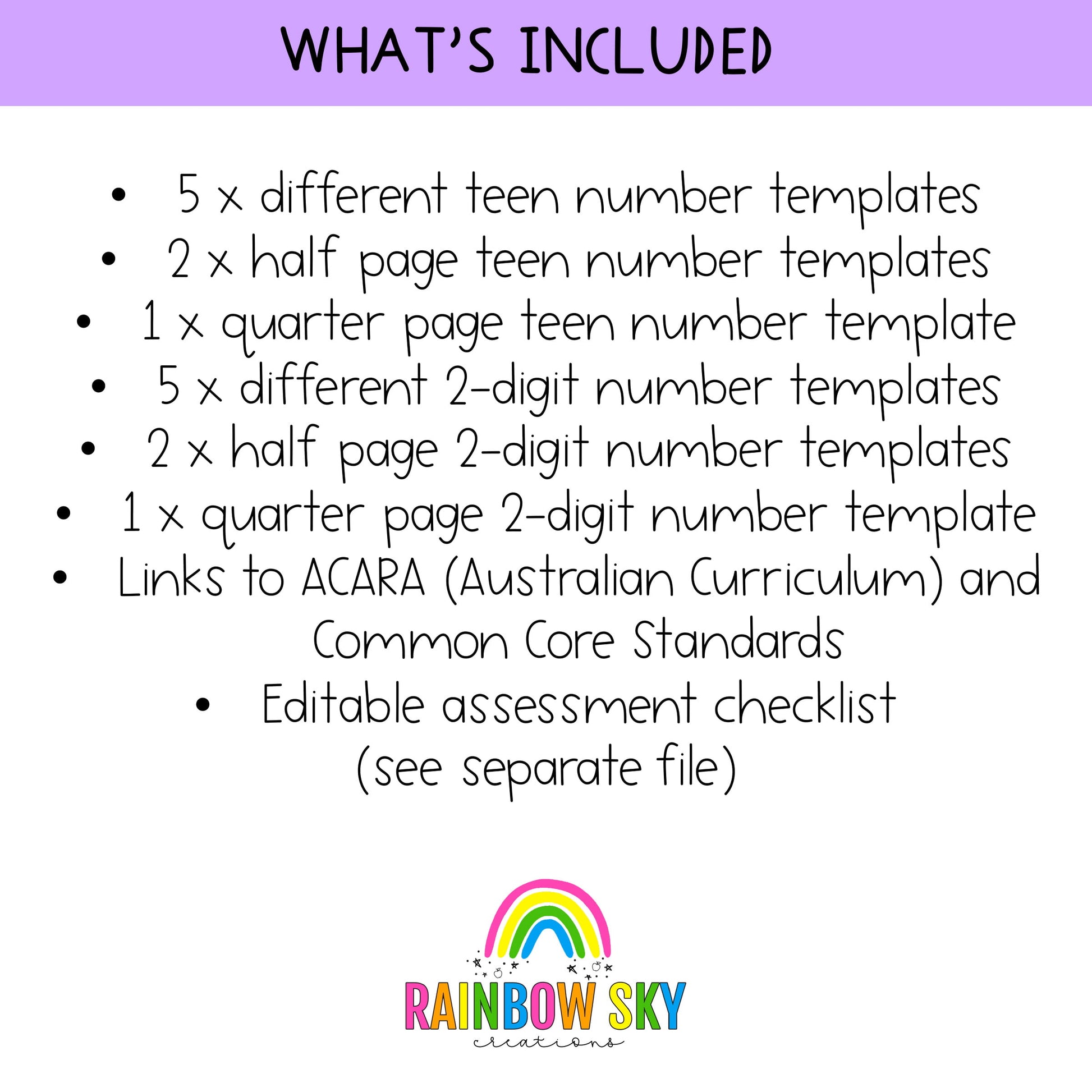 Number of the Day Templates | Teen and 2 Digit Number Sense