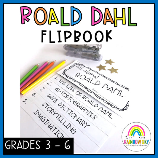 Roald Dahl Day Flipbook | Grades 3-6